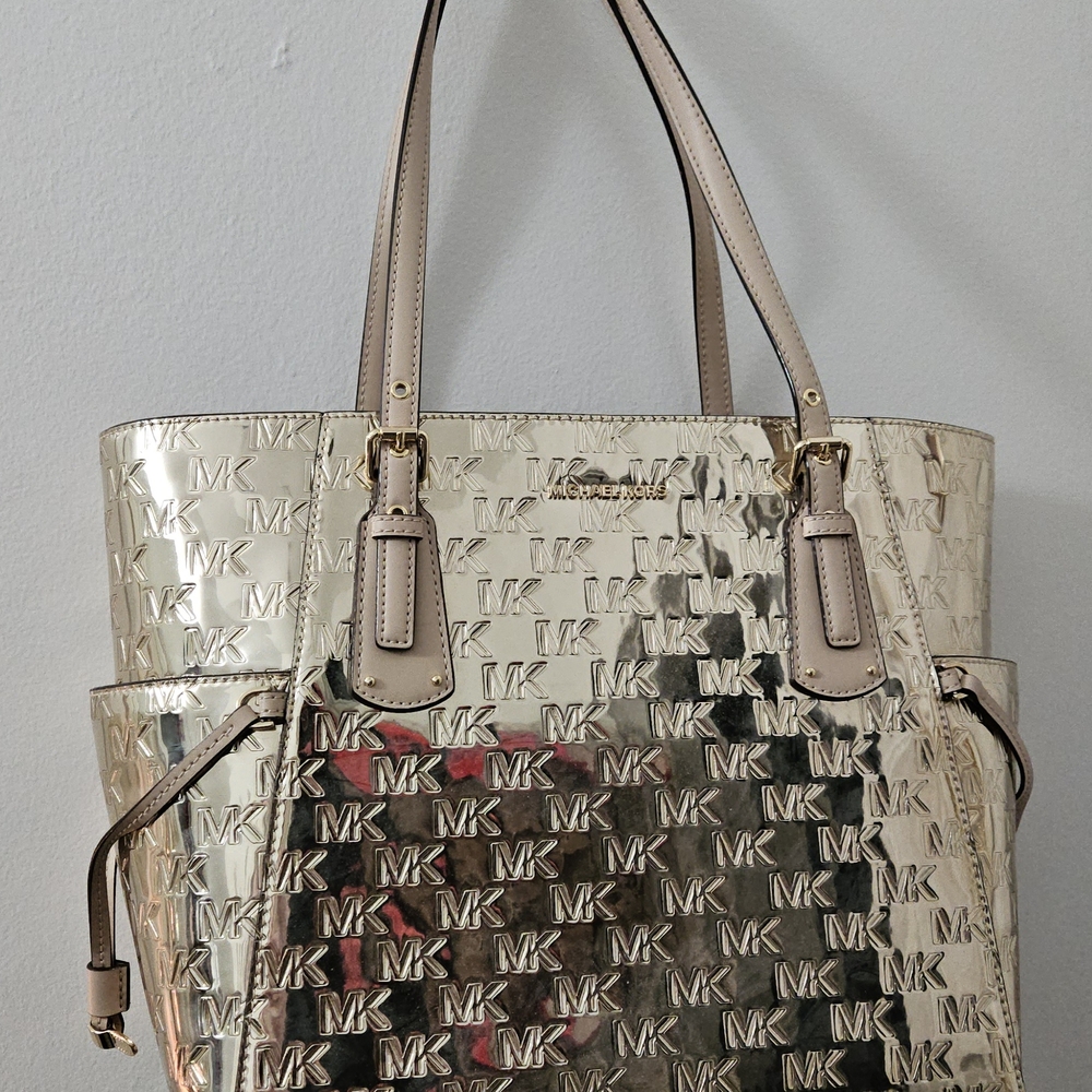 Michael Kors Gold Tote Bag